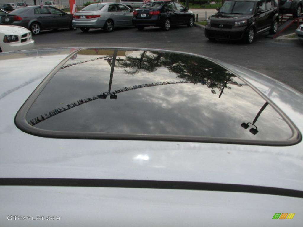 2004 Civic EX Coupe - Satin Silver Metallic / Black photo #12
