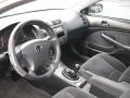 Black 2004 Honda Civic EX Coupe Interior Color