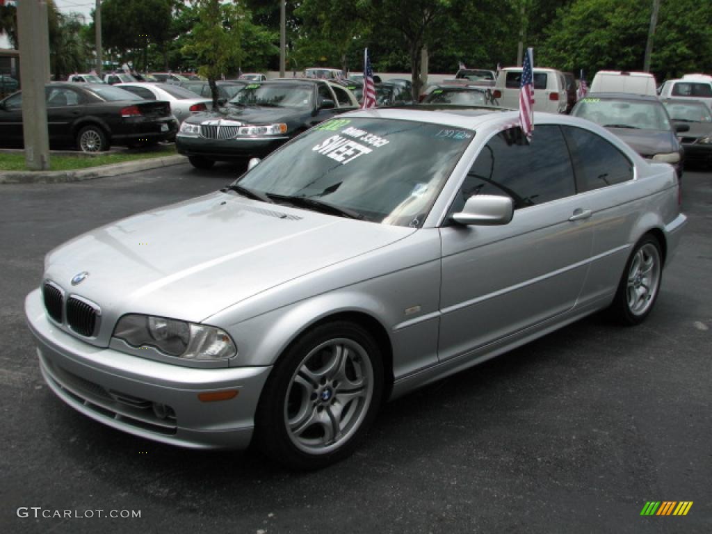 Titanium Silver Metallic 2002 BMW 3 Series 330i Coupe Exterior Photo #39774718