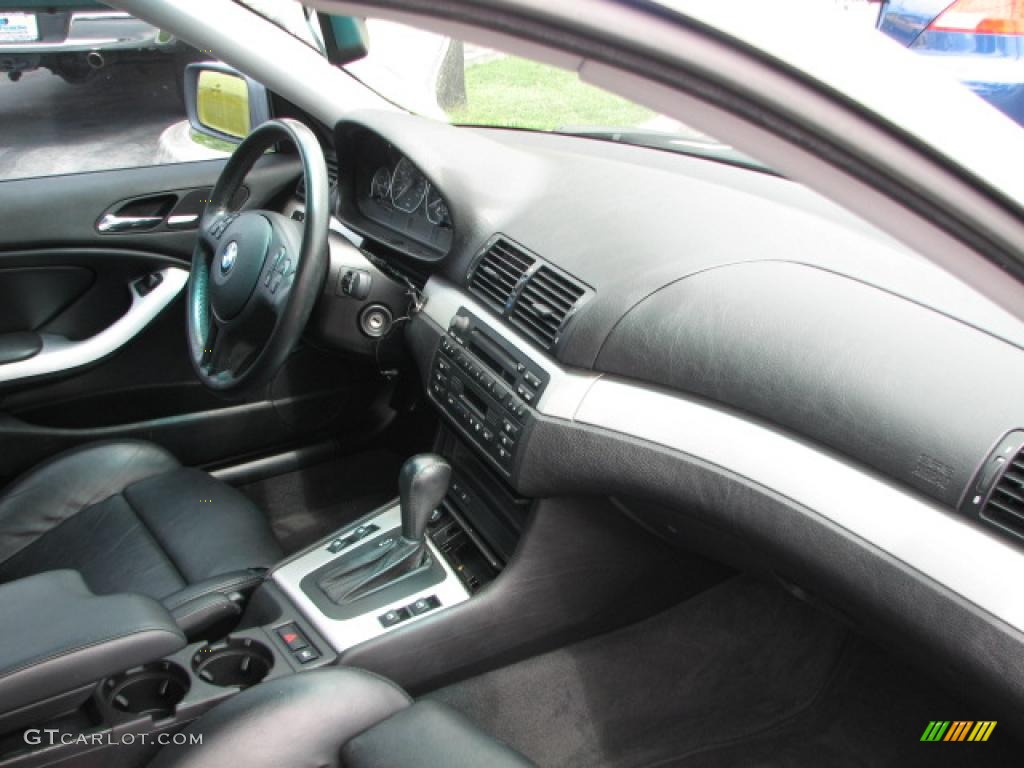 2002 BMW 3 Series 330i Coupe Black Dashboard Photo #39774834