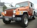 2001 Amber Fire Pearl Jeep Wrangler SE 4x4  photo #1