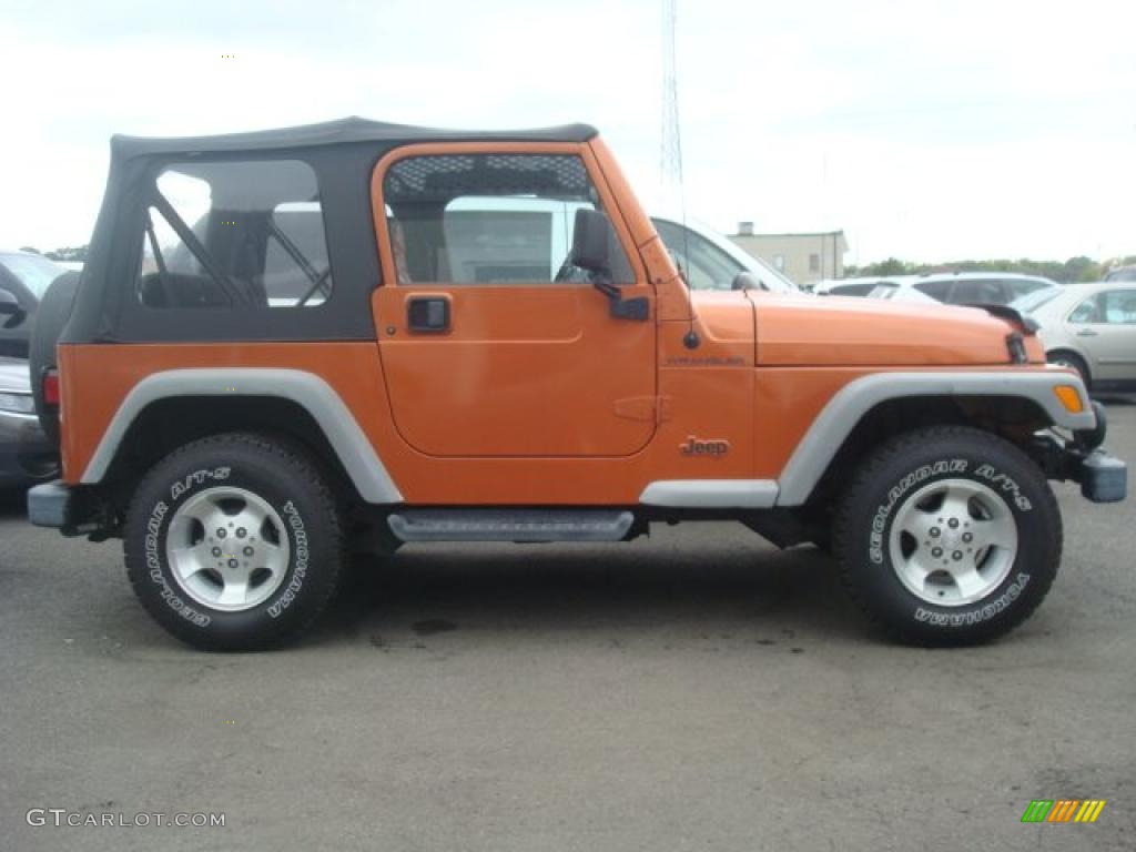 Amber Fire Pearl 2001 Jeep Wrangler SE 4x4 Exterior Photo #39775372