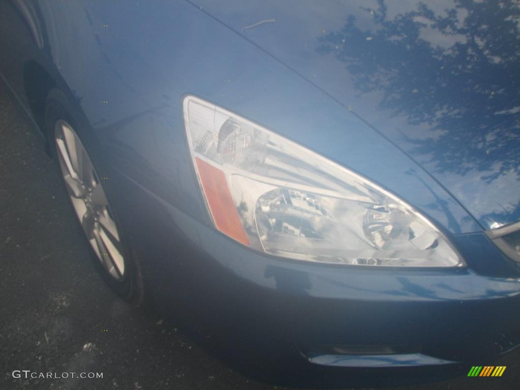 2006 Accord EX V6 Coupe - Sapphire Blue Pearl / Ivory photo #2