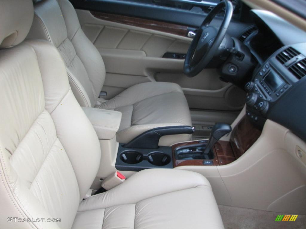 2006 Accord EX V6 Coupe - Sapphire Blue Pearl / Ivory photo #14