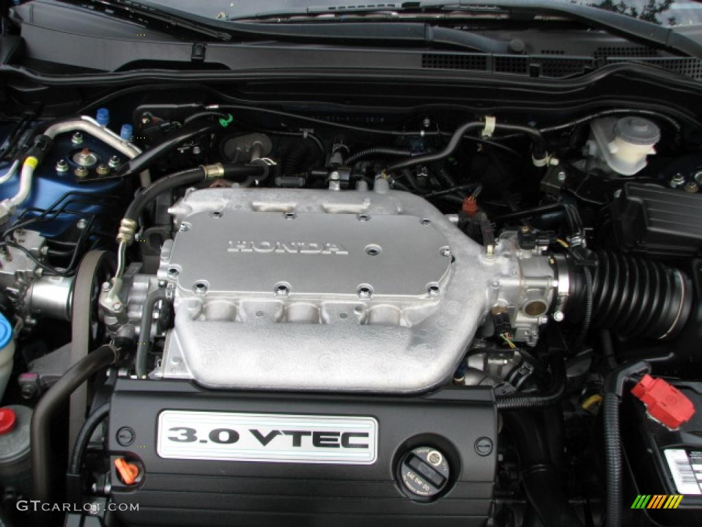 2006 Accord EX V6 Coupe - Sapphire Blue Pearl / Ivory photo #23