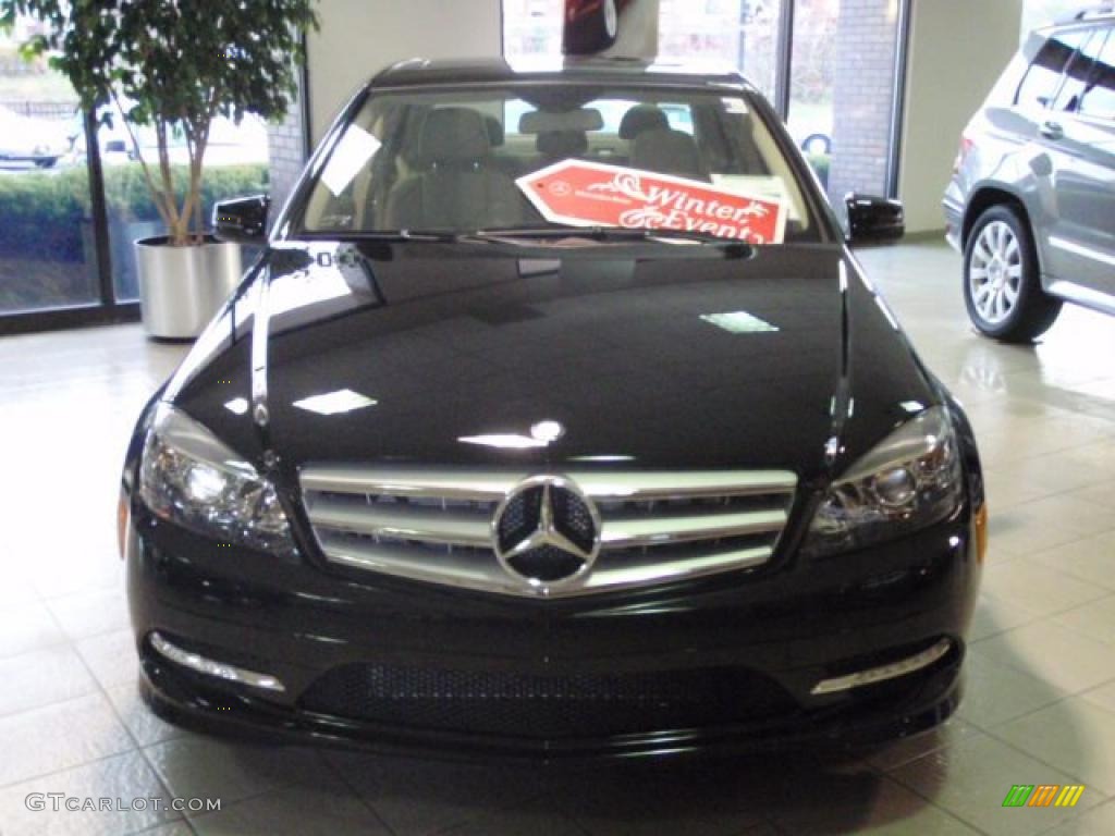 2011 C 300 Sport 4Matic - Black / Almond/Mocha photo #2