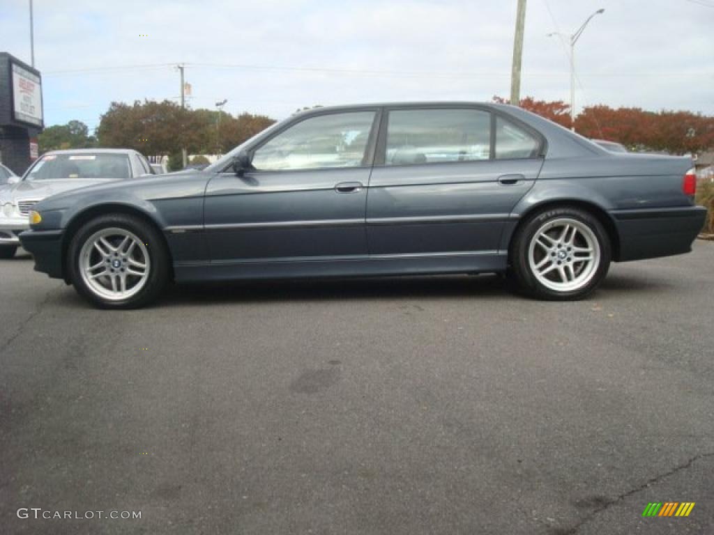 2001 7 Series 740iL Sedan - Anthracite Metallic / Grey photo #2