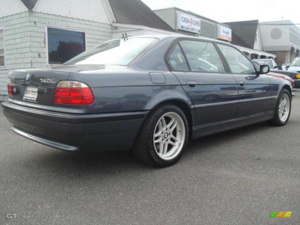 2001 7 Series 740iL Sedan - Anthracite Metallic / Grey photo #5