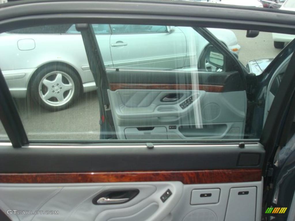 2001 7 Series 740iL Sedan - Anthracite Metallic / Grey photo #13