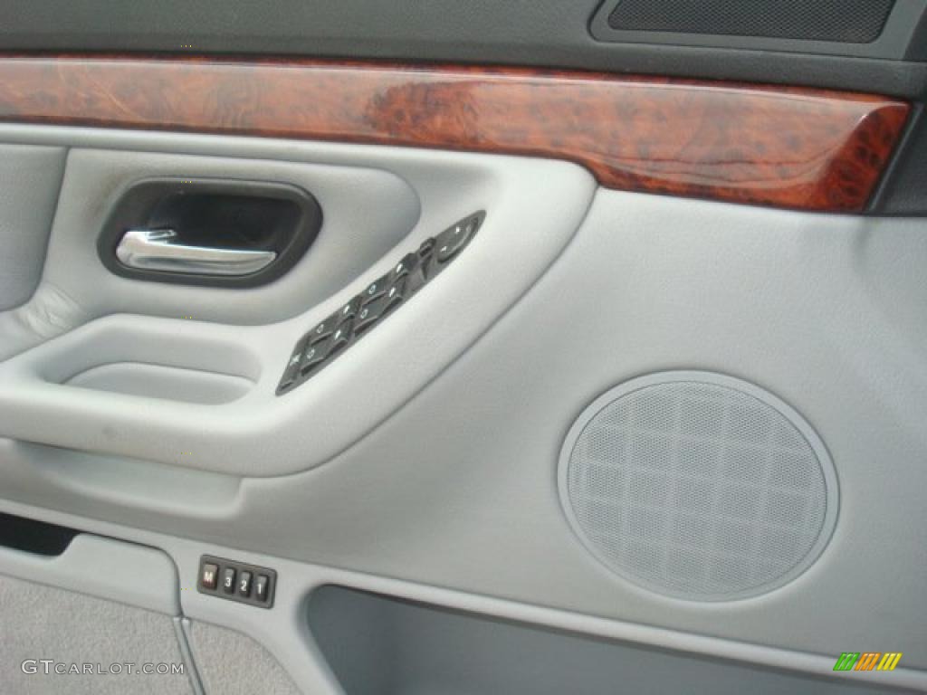 2001 7 Series 740iL Sedan - Anthracite Metallic / Grey photo #16
