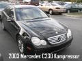 2003 Black Mercedes-Benz C 230 Kompressor Coupe  photo #1
