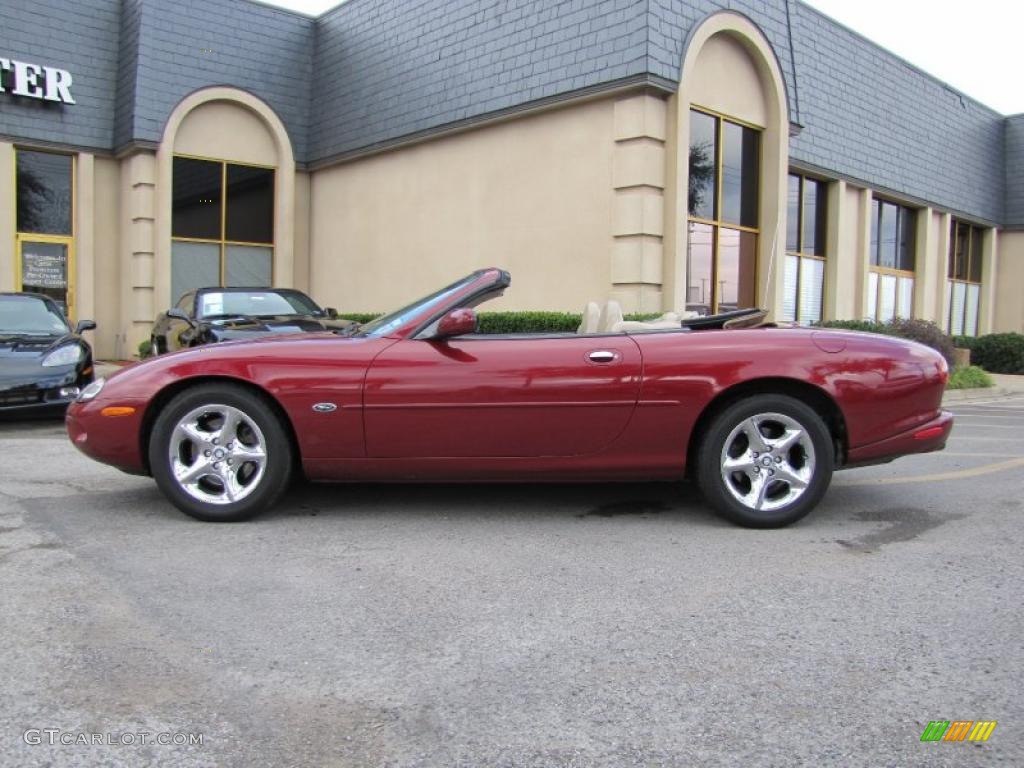 Carnival Red 2000 Jaguar XK XK8 Convertible Exterior Photo #39779240