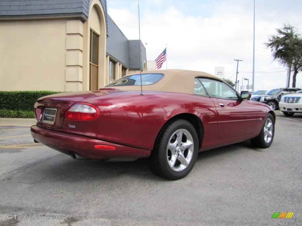 Carnival Red 2000 Jaguar XK XK8 Convertible Exterior Photo #39779296