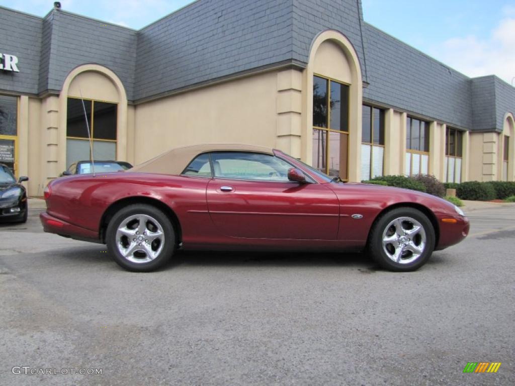 Carnival Red 2000 Jaguar XK XK8 Convertible Exterior Photo #39779312