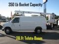 1997 Oxford White Ford E Series Van E350 Bucket Van  photo #4