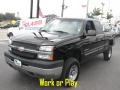 2003 Black Chevrolet Silverado 2500HD LT Extended Cab  photo #3