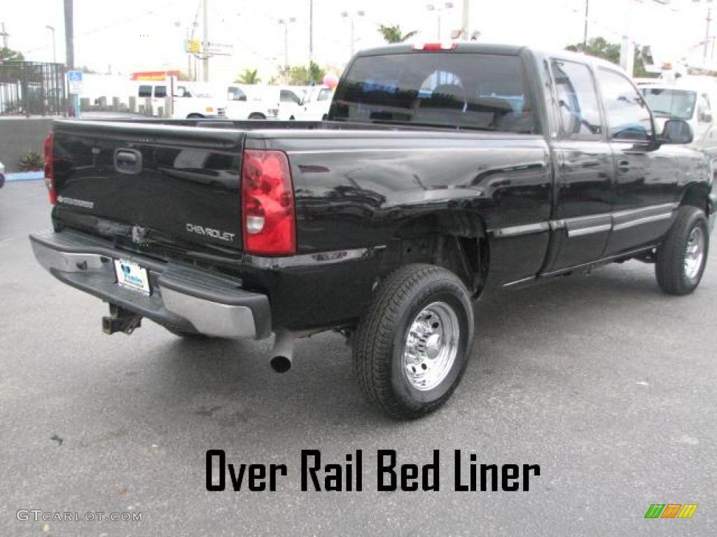 2003 Silverado 2500HD LT Extended Cab - Black / Dark Charcoal photo #7