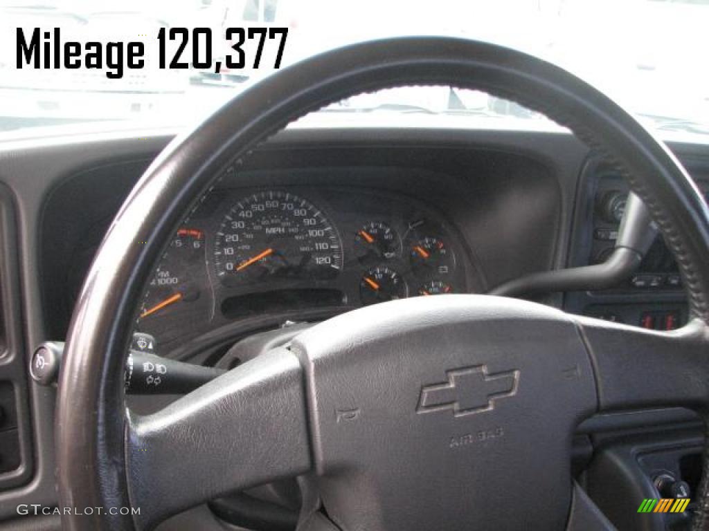 2003 Silverado 2500HD LT Extended Cab - Black / Dark Charcoal photo #9