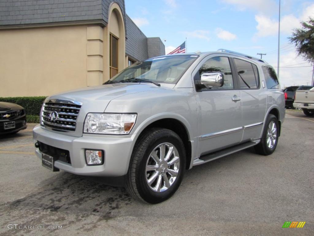 Silver Indulgence 2010 Infiniti QX 56 4WD Exterior Photo #39780496