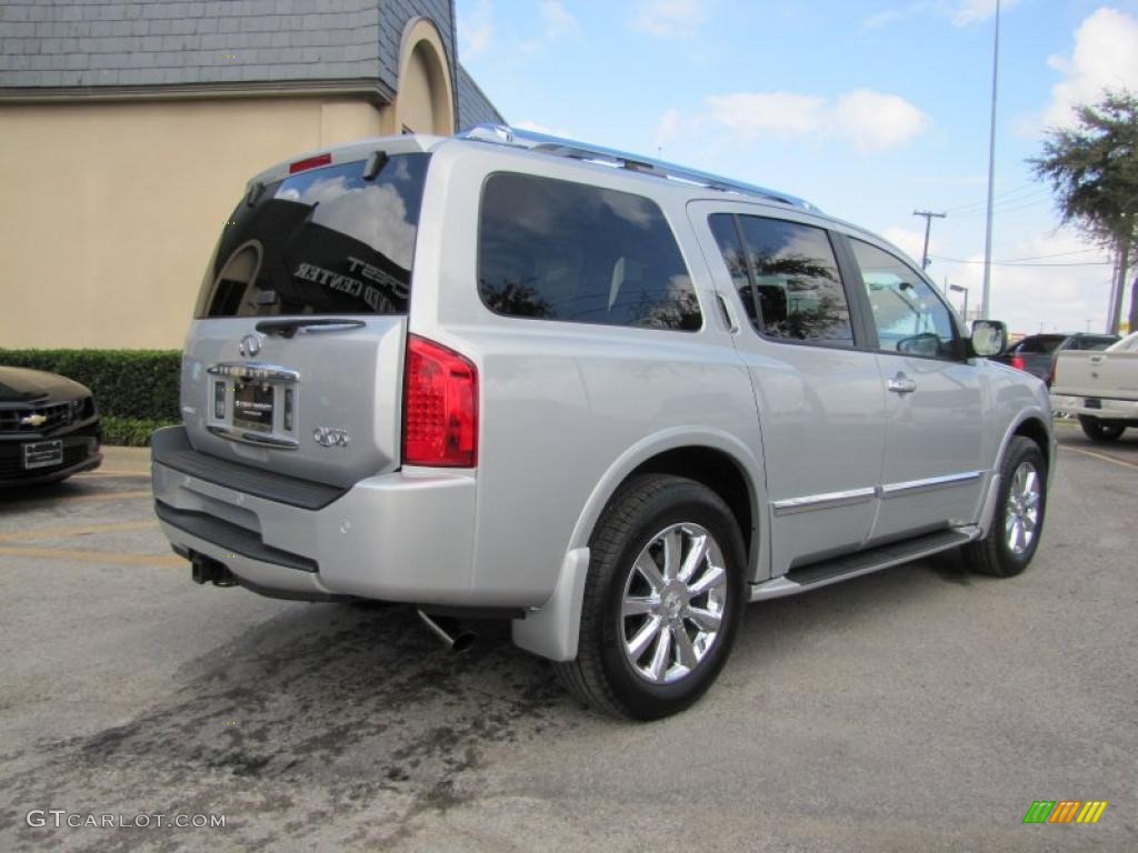 Silver Indulgence 2010 Infiniti QX 56 4WD Exterior Photo #39780536