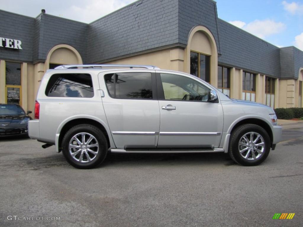 Silver Indulgence 2010 Infiniti QX 56 4WD Exterior Photo #39780552