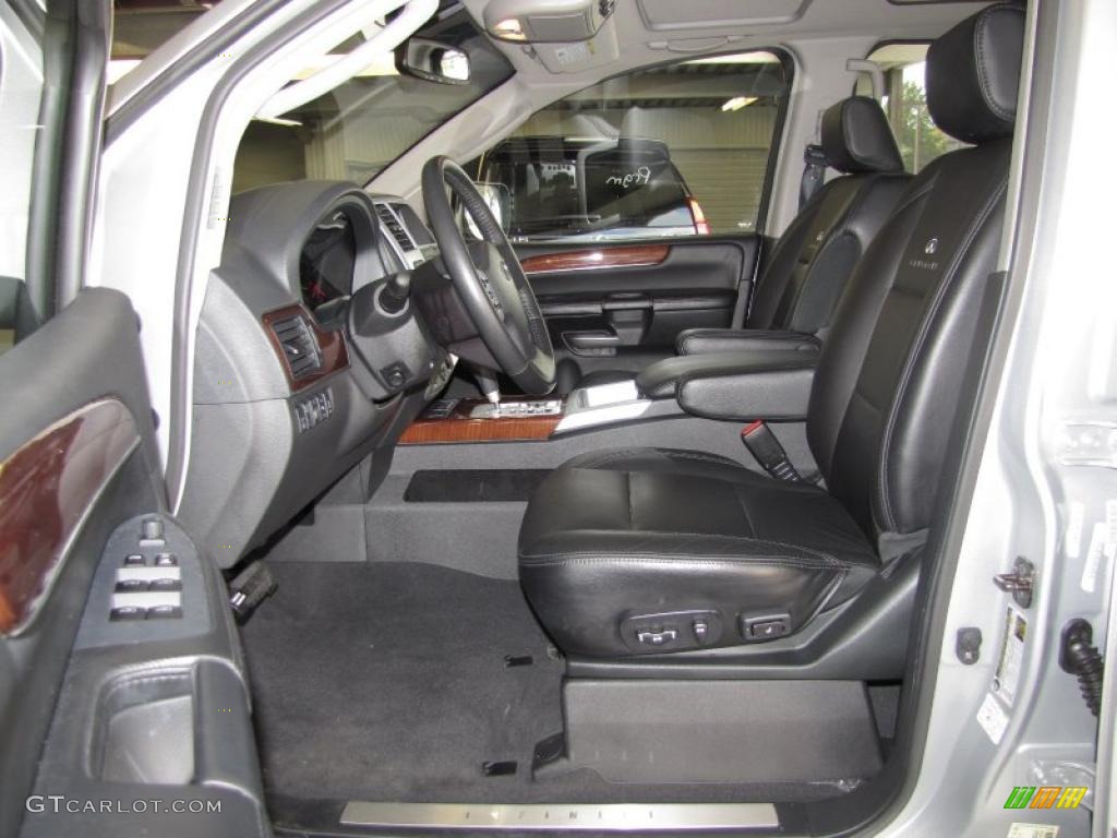 Graphite Interior 2010 Infiniti QX 56 4WD Photo #39780564