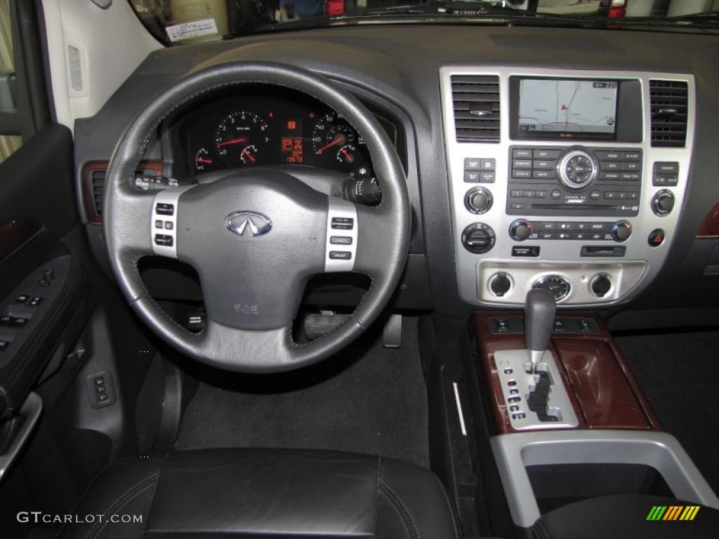 2010 Infiniti QX 56 4WD Graphite Dashboard Photo #39780640