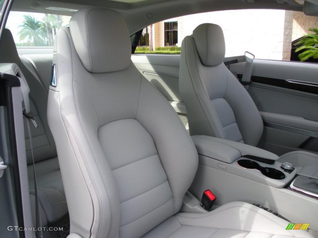 Ash/Dark Grey Interior 2011 Mercedes-Benz E 350 Coupe Photo #39781726