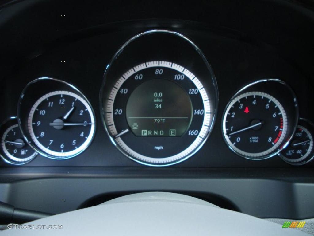 2011 Mercedes-Benz E 350 Coupe Gauges Photo #39781782
