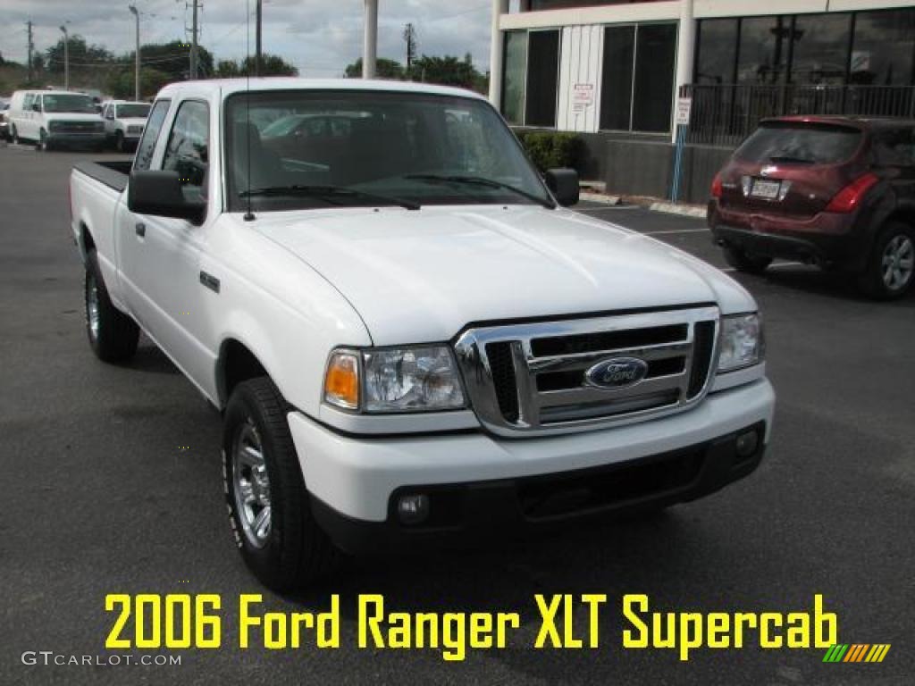 2006 Ranger XLT SuperCab - Oxford White / Medium Dark Flint photo #1