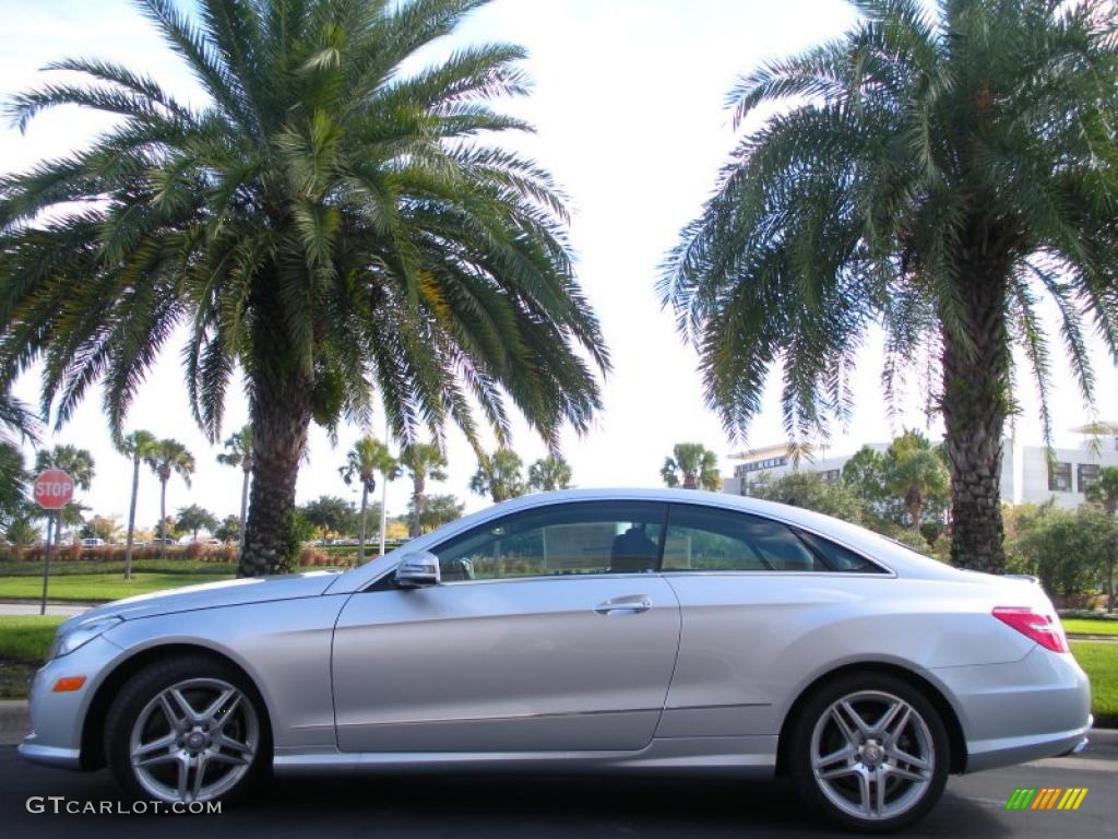 2011 E 550 Coupe - Iridium Silver Metallic / Black photo #1