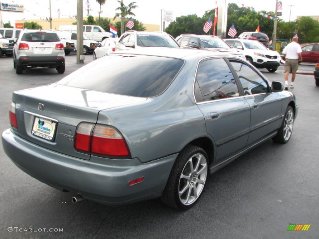 1996 Accord LX Sedan - Sage Green Metallic / Gray photo #9