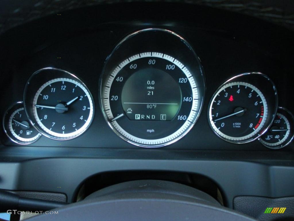 2011 Mercedes-Benz E 350 Cabriolet Gauges Photo #39782602