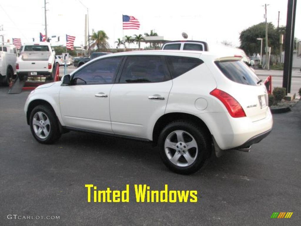 2005 Murano S - Glacier Pearl White / Cafe Latte photo #5