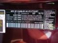 037: Mystic Red Metallic 2011 Mercedes-Benz E 550 Cabriolet Color Code
