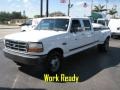 Oxford White - F350 XLT Crew Cab Dually Photo No. 3