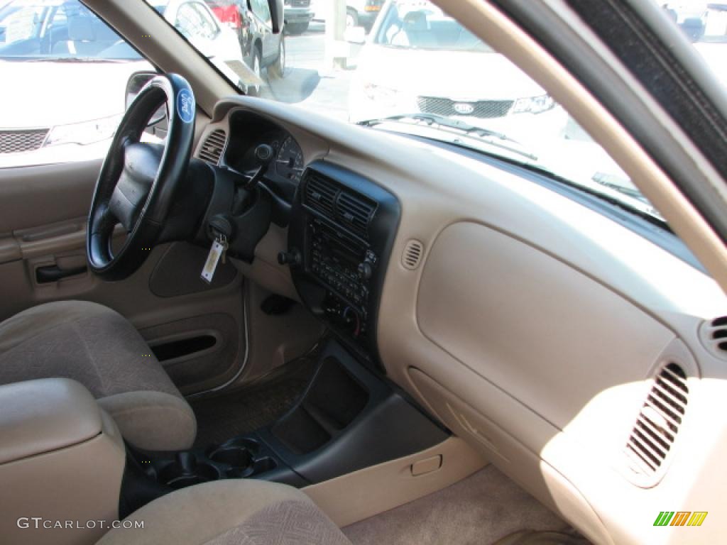 1999 Explorer XLT - Oxford White / Medium Prairie Tan photo #13