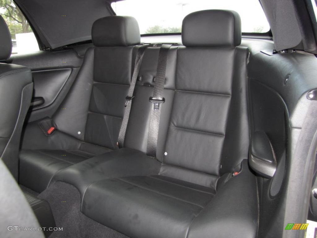 Black Interior 2005 BMW M3 Convertible Photo #39784042