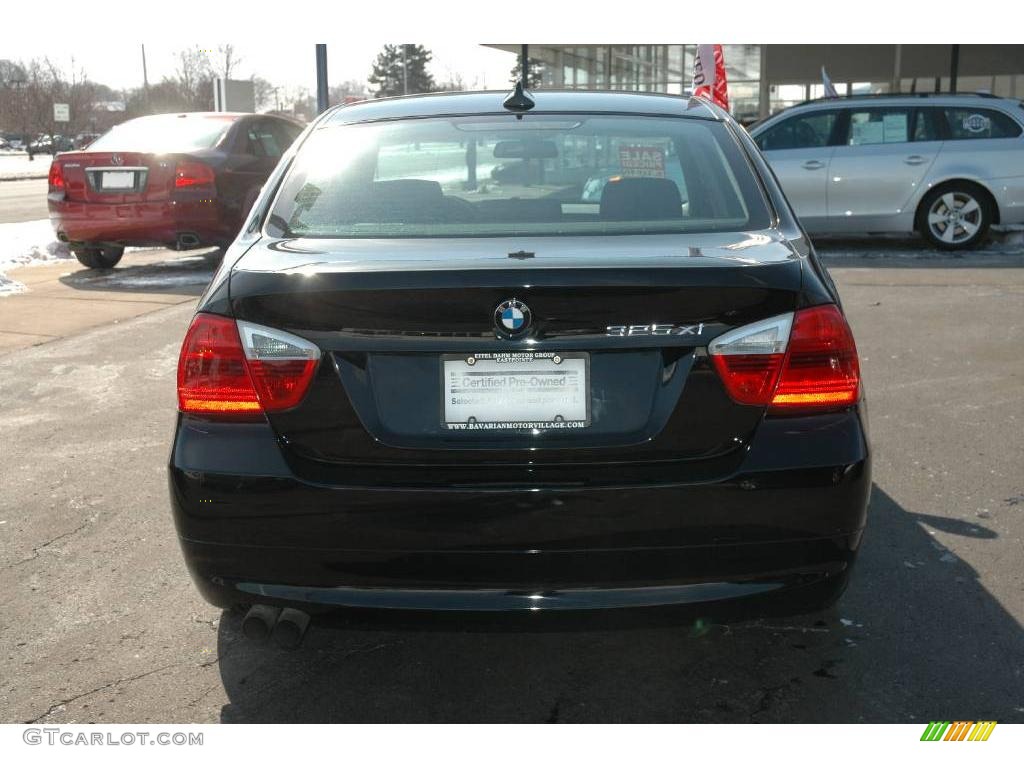 2006 3 Series 325xi Sedan - Jet Black / Black photo #4