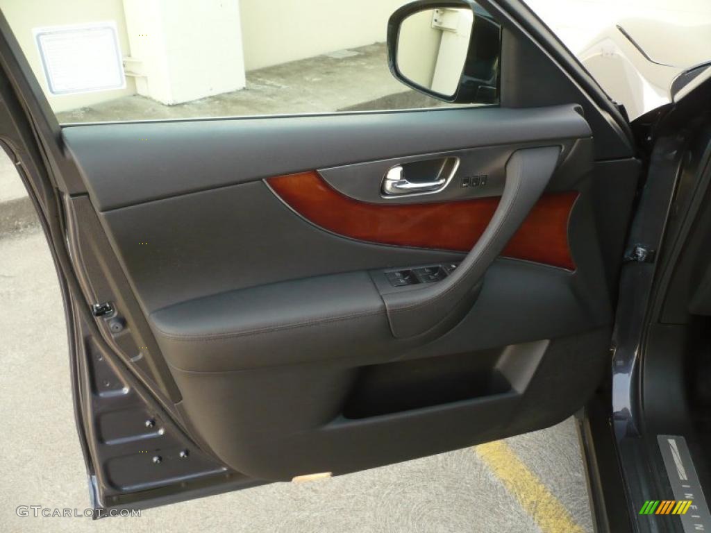 2009 Infiniti FX 50 AWD S Graphite Door Panel Photo #39784270