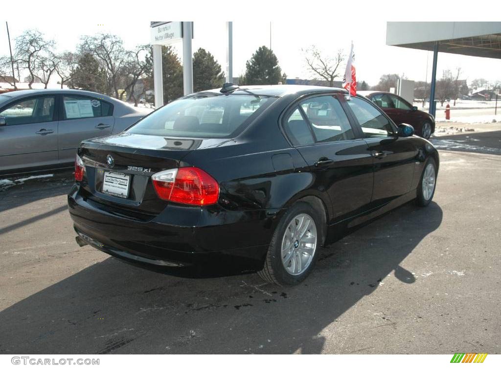 2006 3 Series 325xi Sedan - Jet Black / Black photo #5