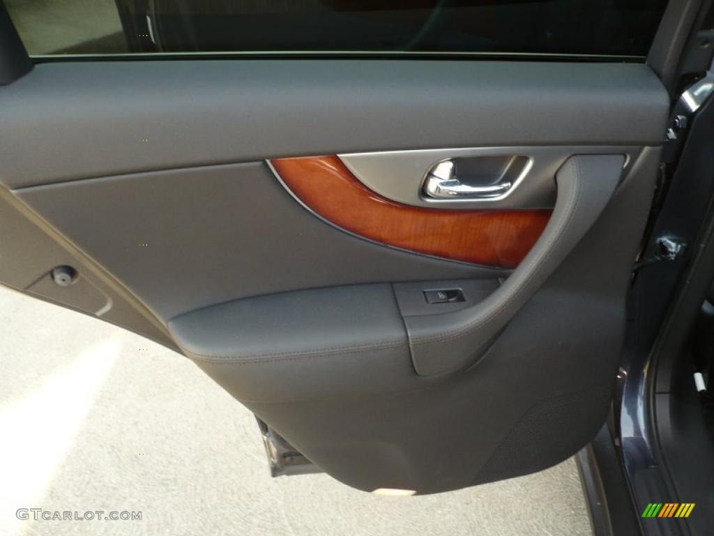 2009 Infiniti FX 50 AWD S Graphite Door Panel Photo #39784310
