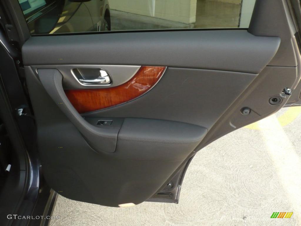 2009 Infiniti FX 50 AWD S Graphite Door Panel Photo #39784374