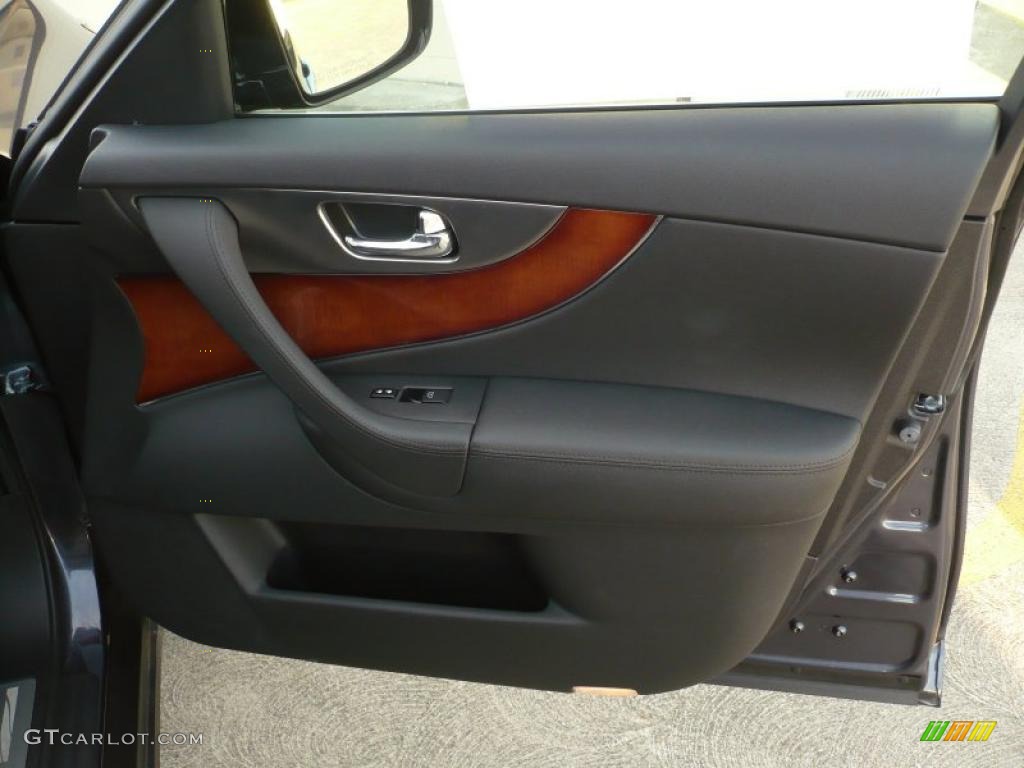 2009 Infiniti FX 50 AWD S Graphite Door Panel Photo #39784390