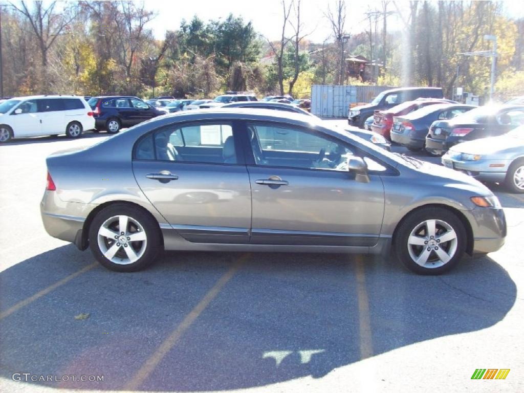 Galaxy Gray Metallic 2008 Honda Civic EX Sedan Exterior Photo #39784918
