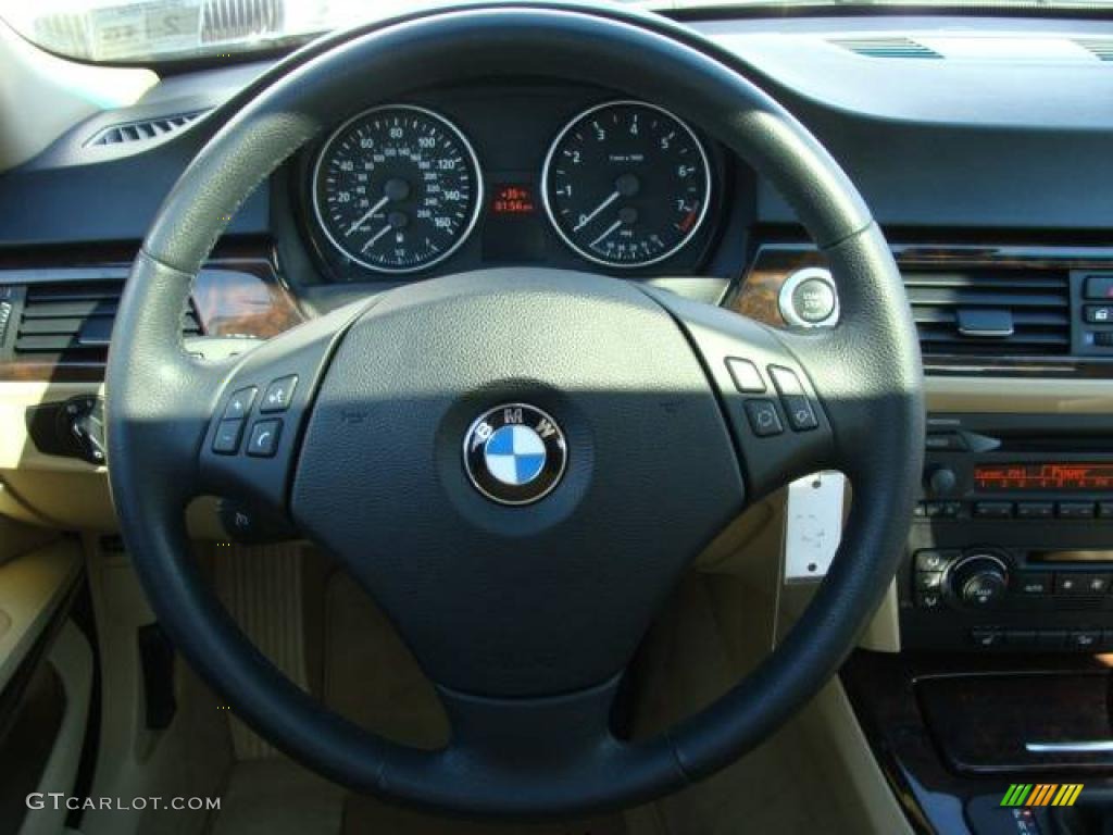 2006 3 Series 325xi Sedan - Jet Black / Beige photo #13