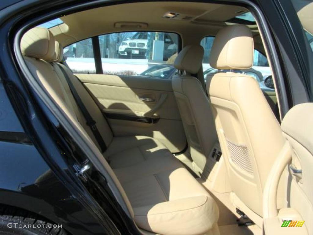 2006 3 Series 325xi Sedan - Jet Black / Beige photo #20