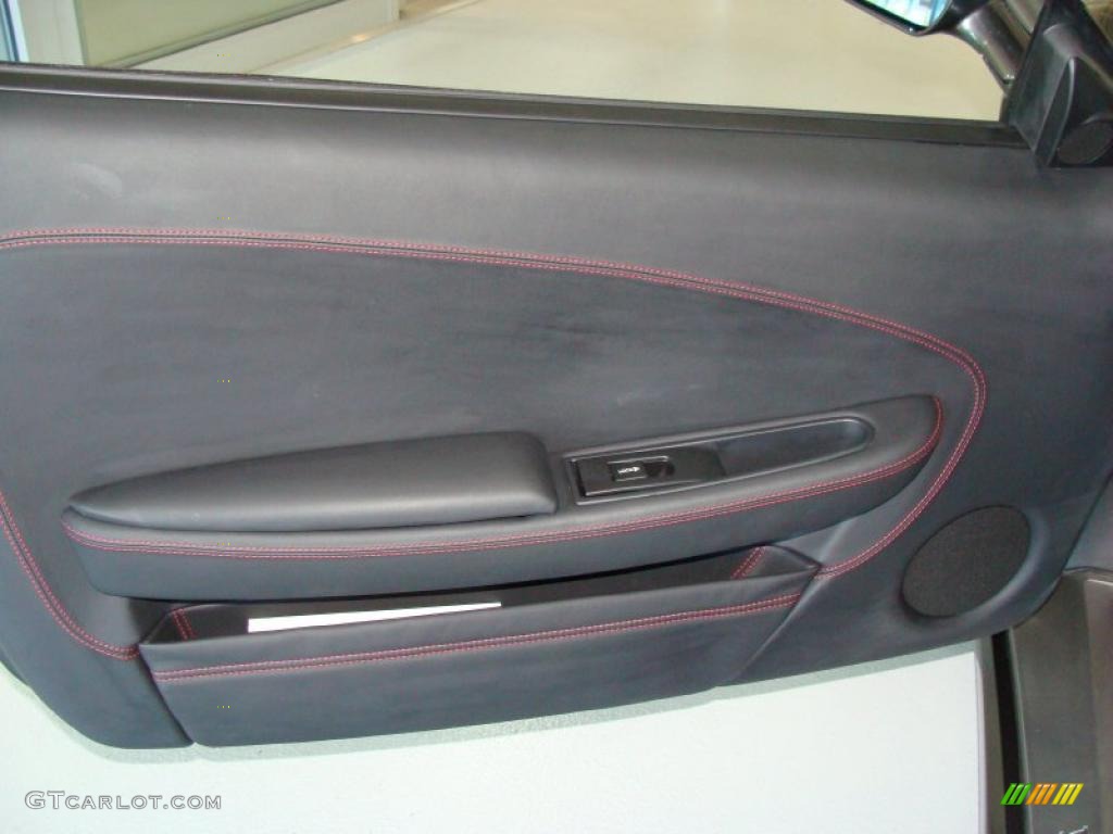 2006 Ferrari F430 Coupe F1 Nero/Rosso Door Panel Photo #39786884