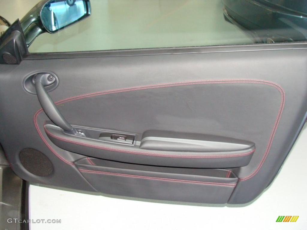 2006 Ferrari F430 Coupe F1 Nero/Rosso Door Panel Photo #39786930