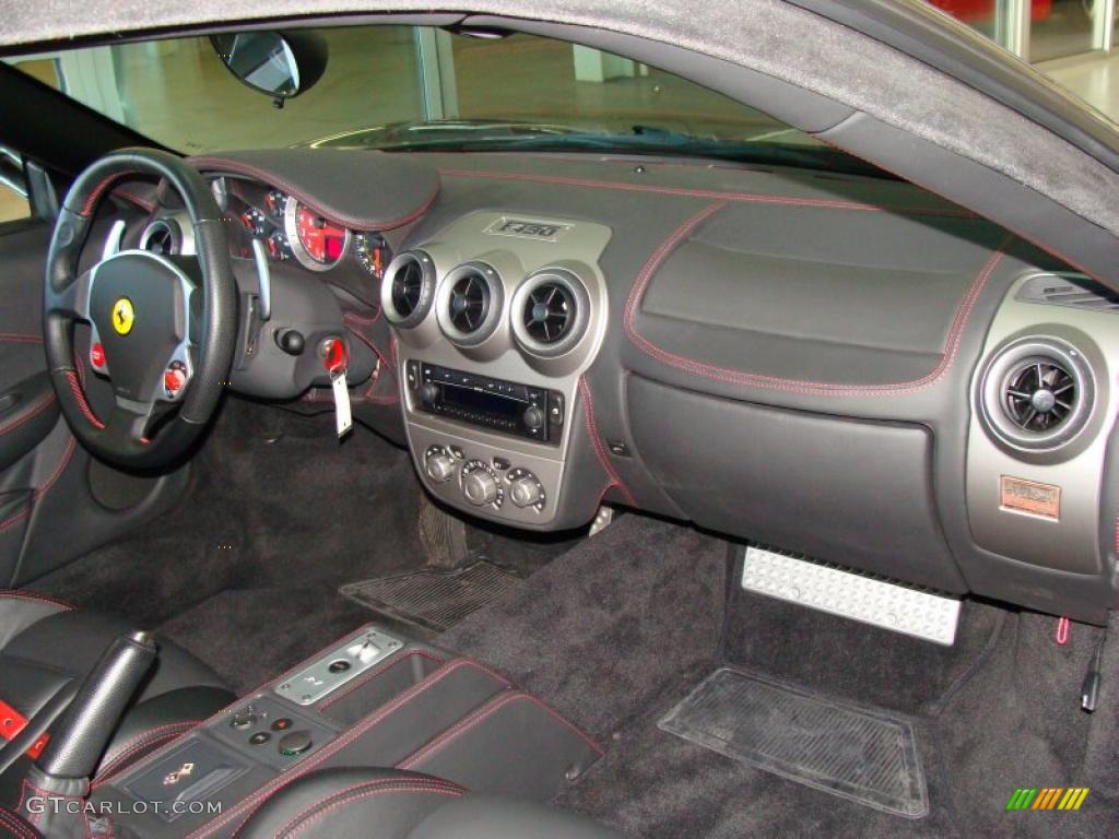 2006 Ferrari F430 Coupe F1 Nero/Rosso Dashboard Photo #39786954